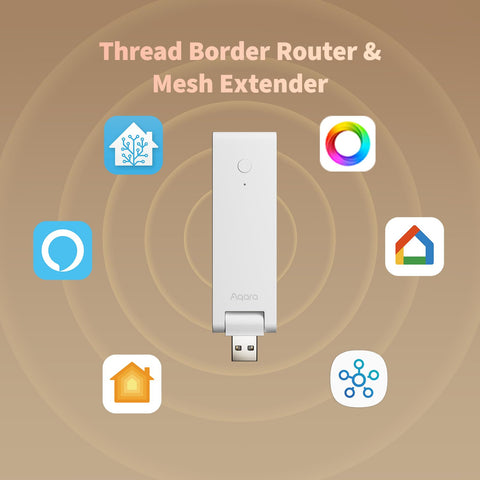Aqara M100 Thread border router enabling mesh connectivity for Thread devices.