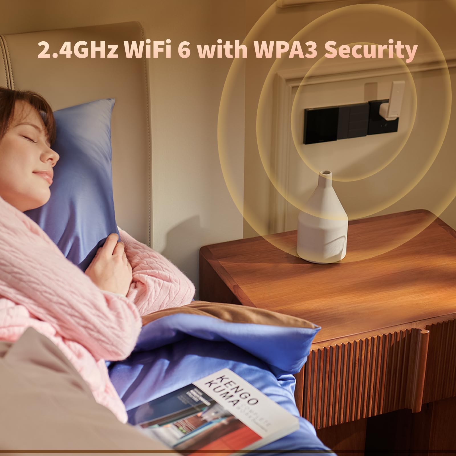 Aqara M100 USB power port for versatile powering from different sources.