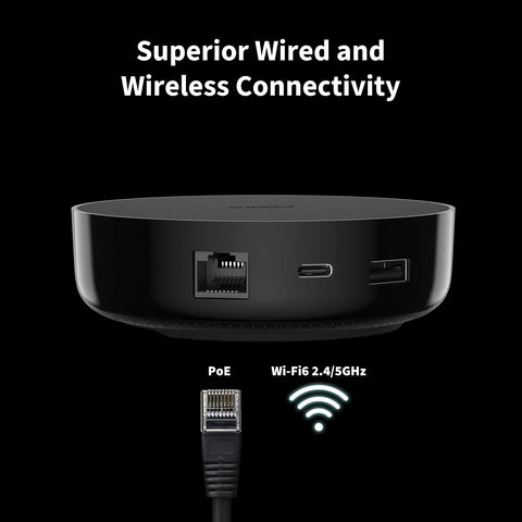 Aqara M200 USB‑C port supports backup power for uninterrupted workflows