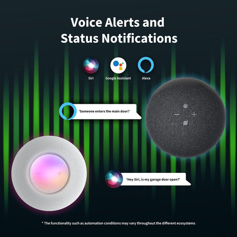 Aqara P2 supports voice alerts with Siri, Google Assistant, and Alexa.