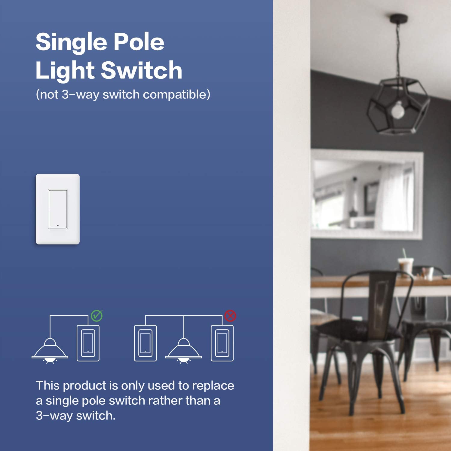 Aqara safety panel with flame-retardant construction for durable home use.