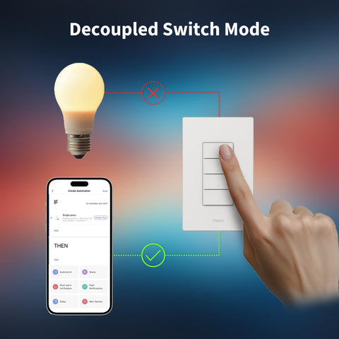 Aqara H2 supports both neutral and no neutral wiring for flexible installation