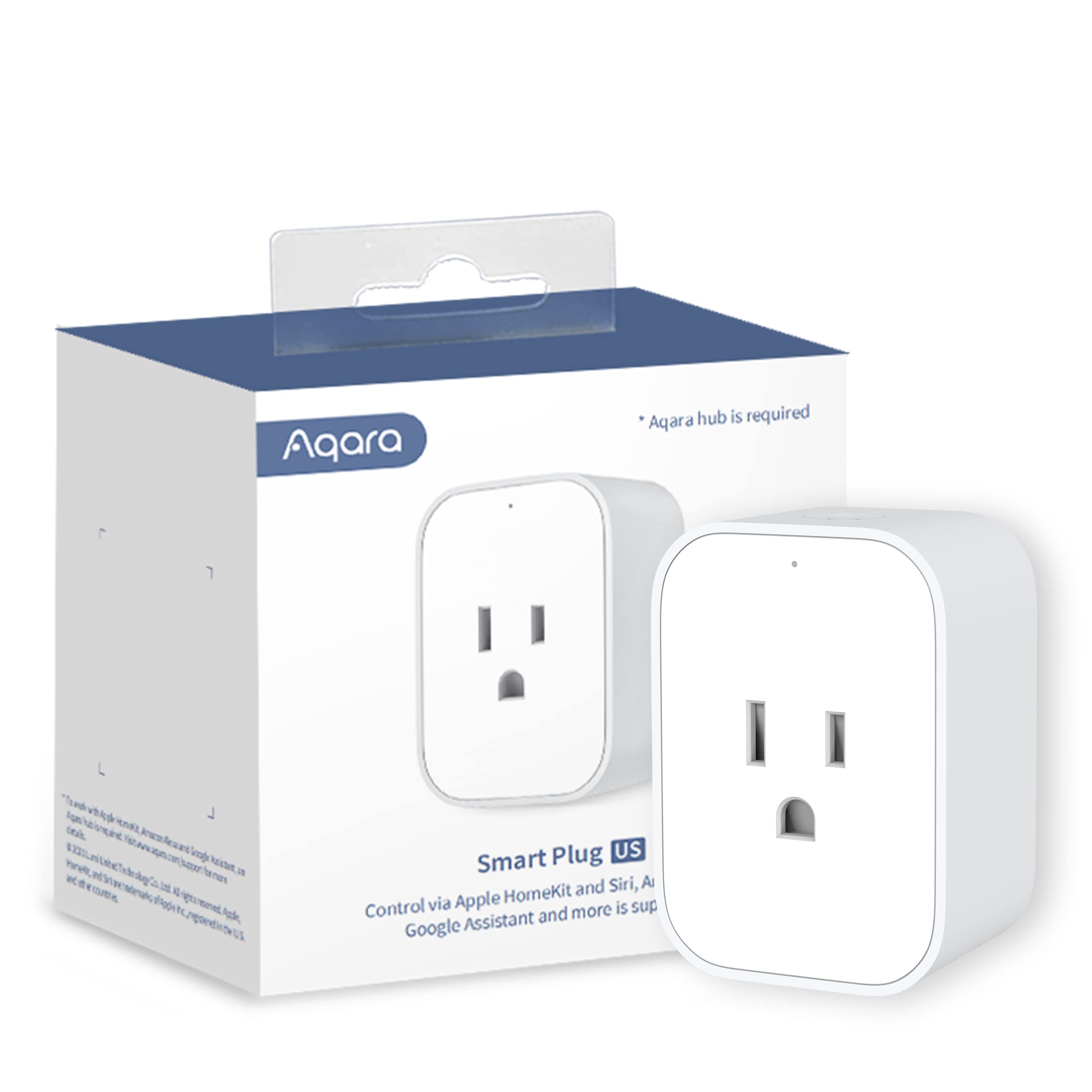 Aaqara Smart Plug energy monitoring display showing real-time power usage.