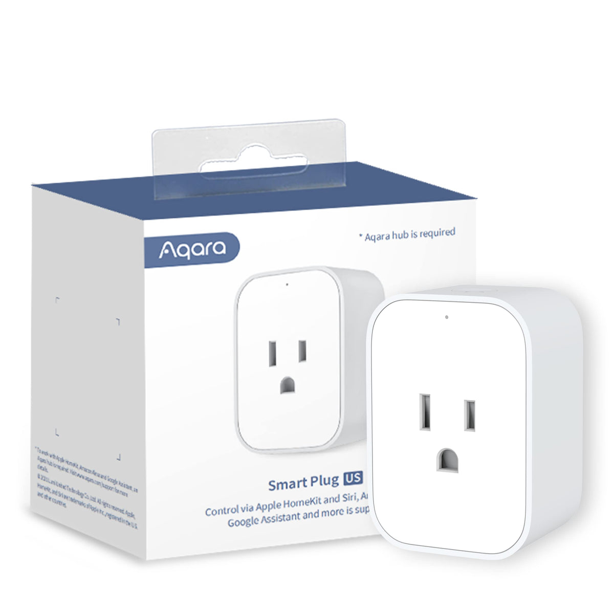 Aaqara Smart Plug energy monitoring display showing real-time power usage.