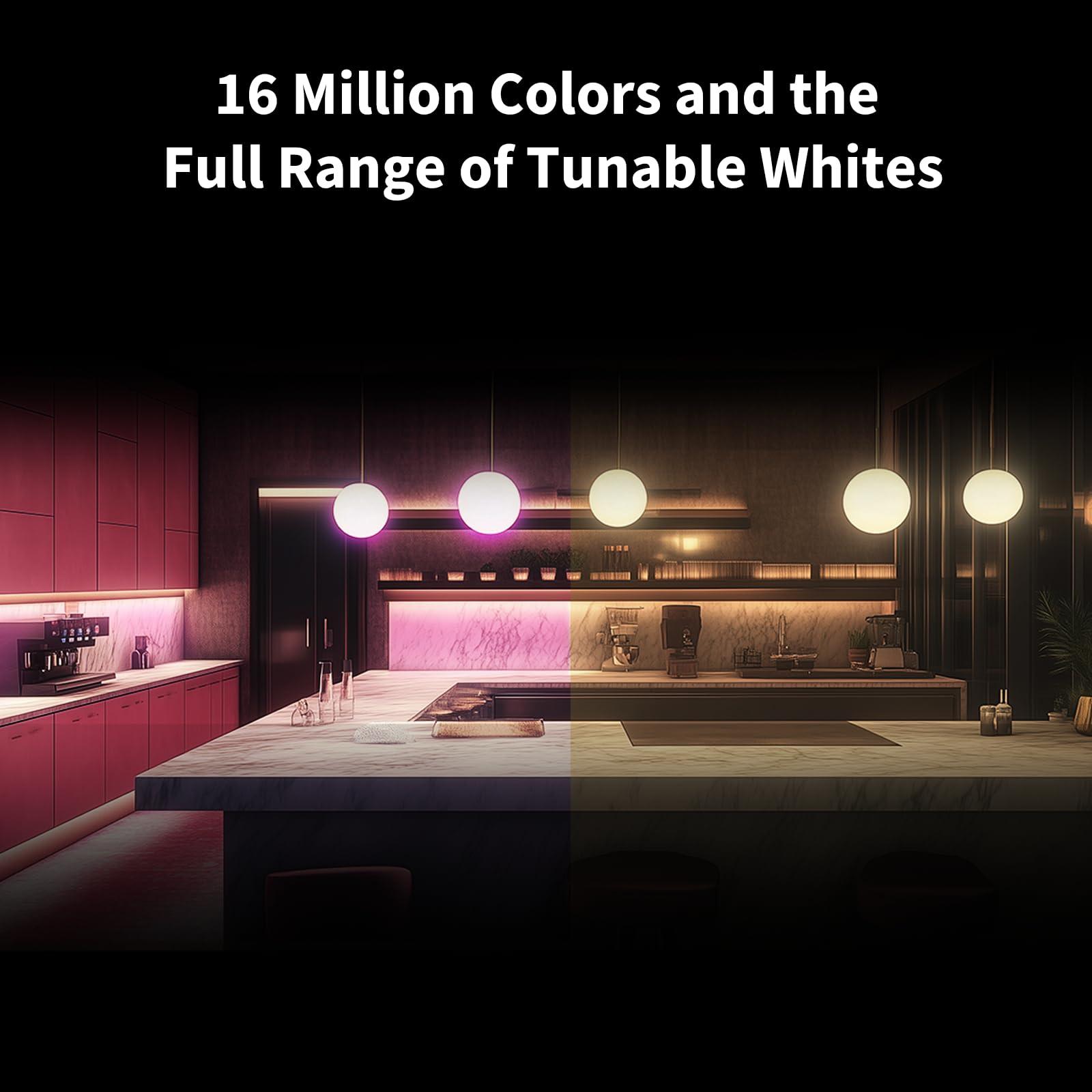 Aqara T2 LED with 16 million colors creates mood lighting for gatherings