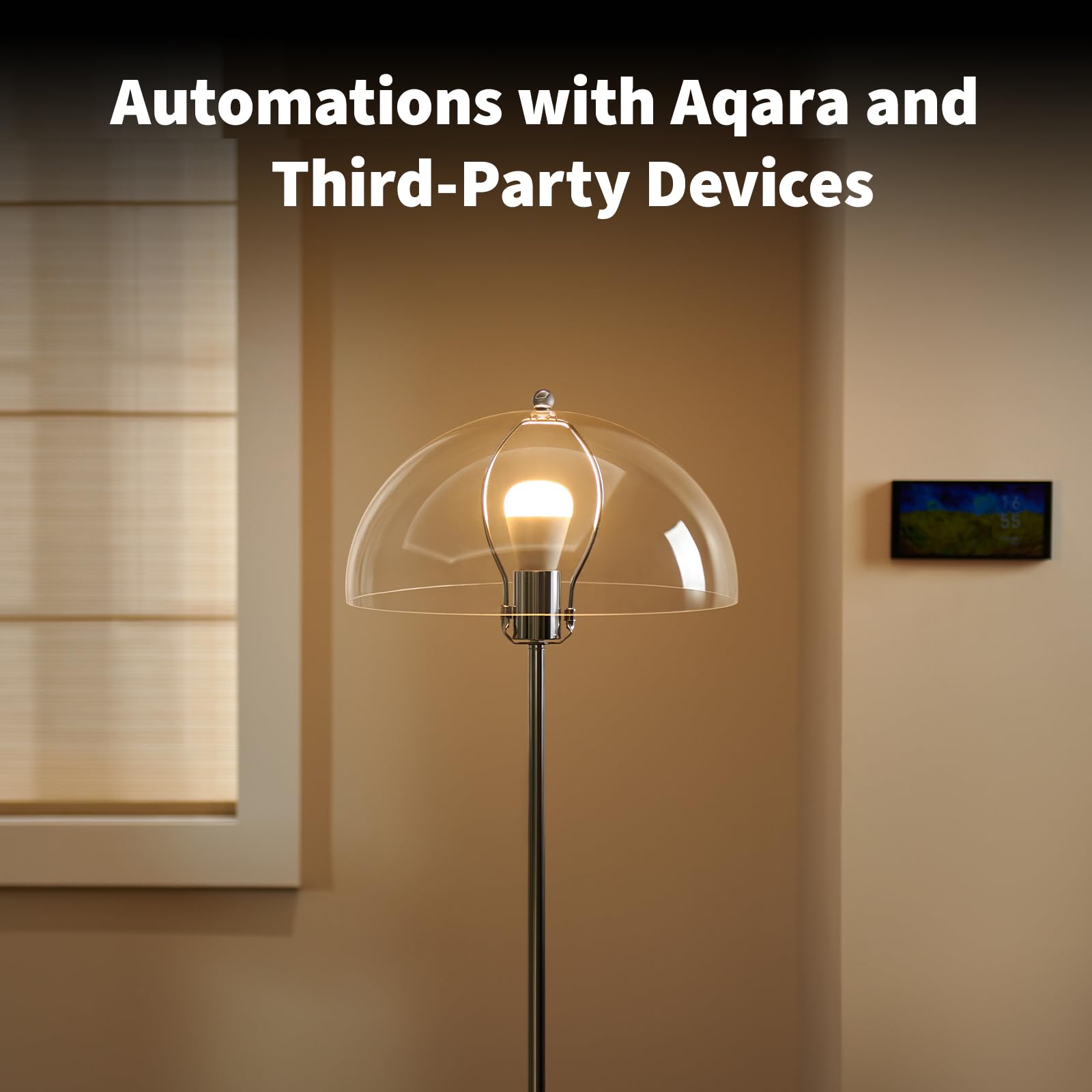Aqara T2 LED bulb with E26 base for easy installation in standard fixtures.