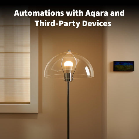 Aqara T2 LED bulb with E26 base for easy installation in standard fixtures.