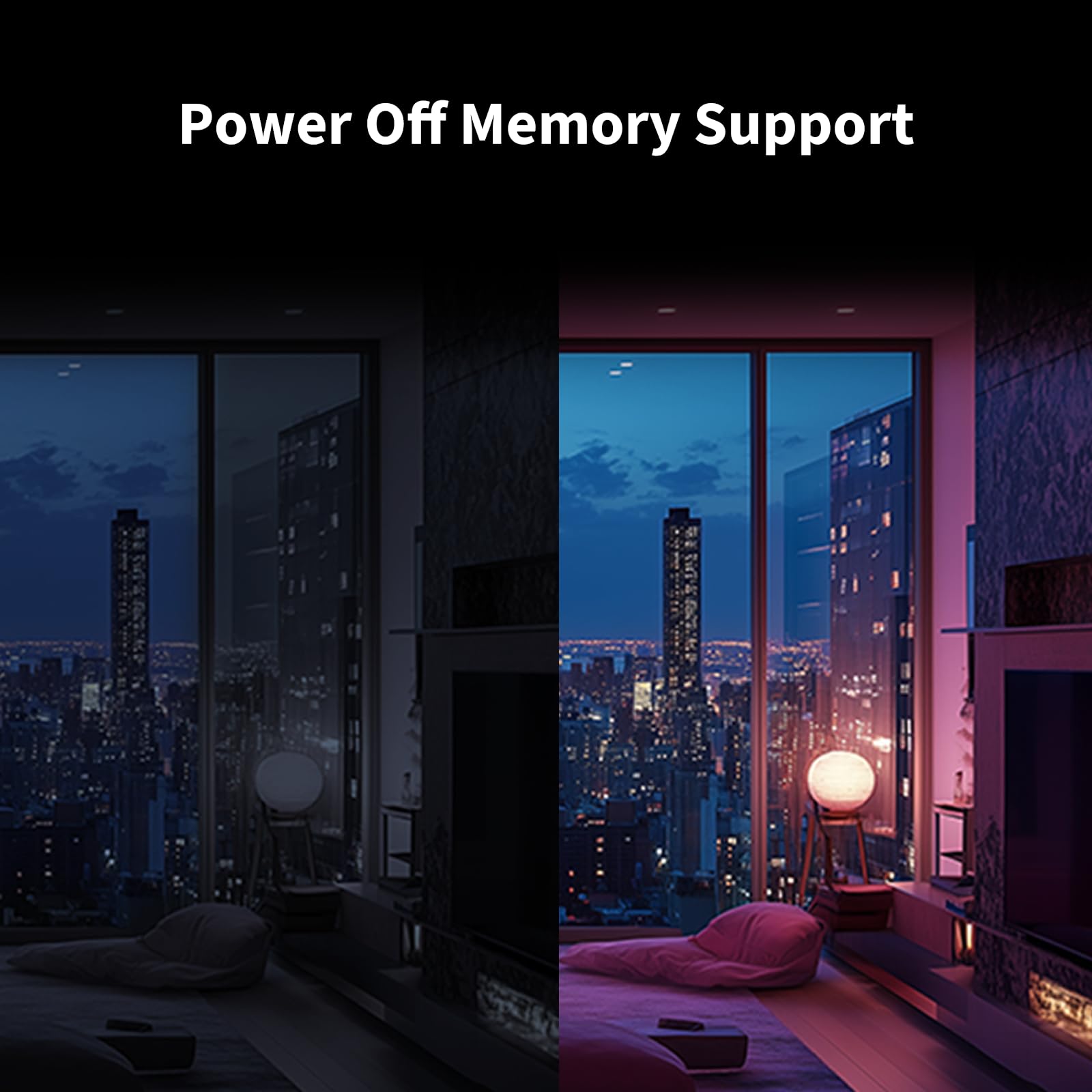 Power-off memory ensures preferred state after outages for convenience
