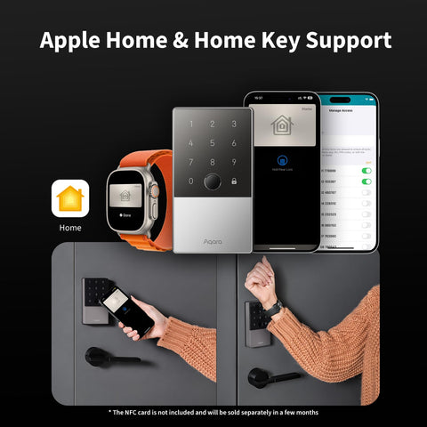 Aqara U100 fingerprint sensor enables quick unlock and access control
