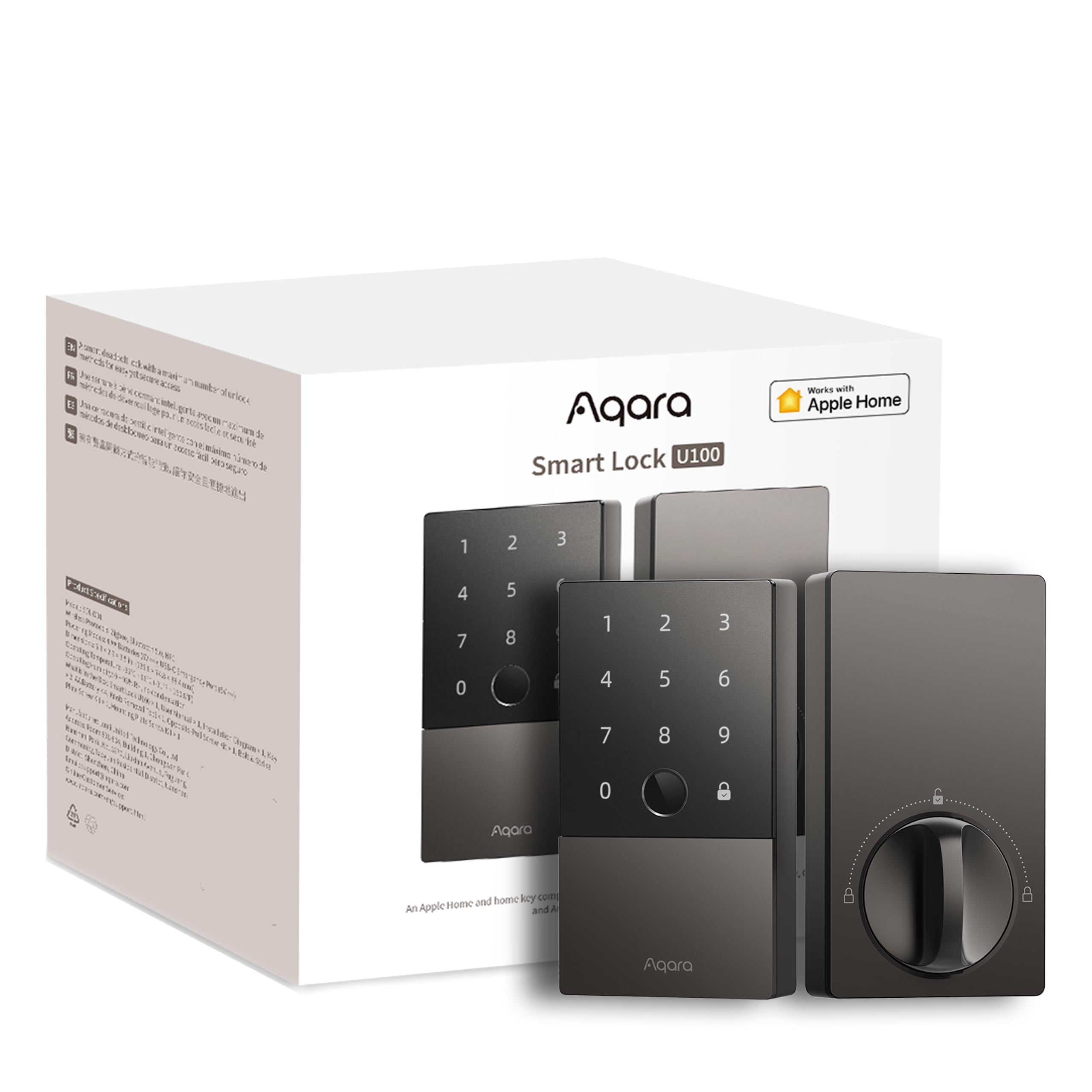 Aqara U100 front panel for quick, secure entry.