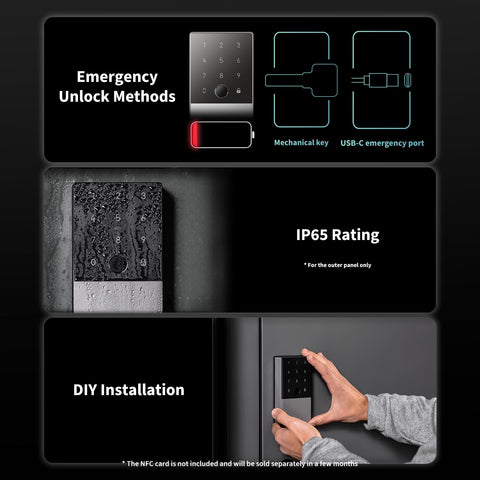 Aqara U100 installation setup guide images for easy mounting