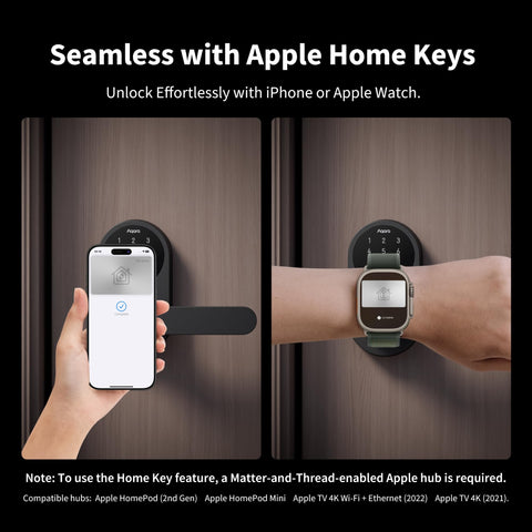 Aqara U300 fingerprint reader enables quick entry on the handle