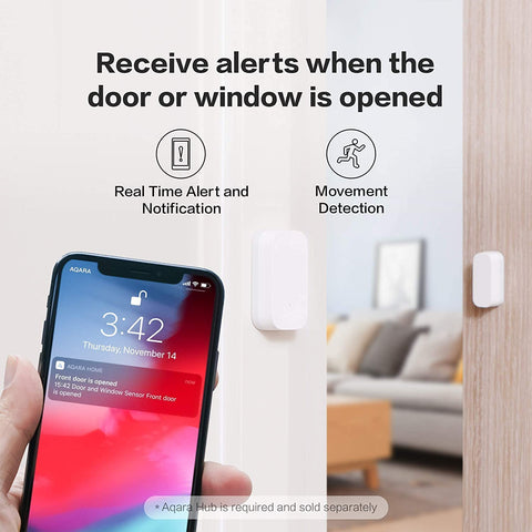 HomeKit and Alexa setup with Aqara Door and Window Sensor for hands-free control