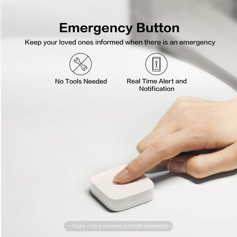 Aqara Zigbee Wireless Mini Switch double-press action triggers a scene.