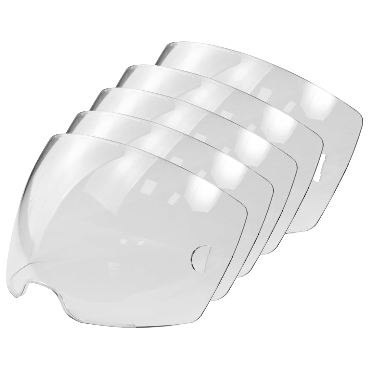 AQBB A50 clear lens front cover delivers a wider field of view for enhanced visibility.