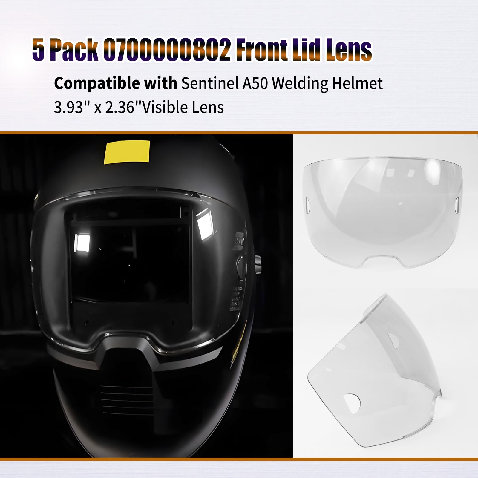 AQBB A50 viewer lens front cover enhances accuracy in challenging lighting conditions.