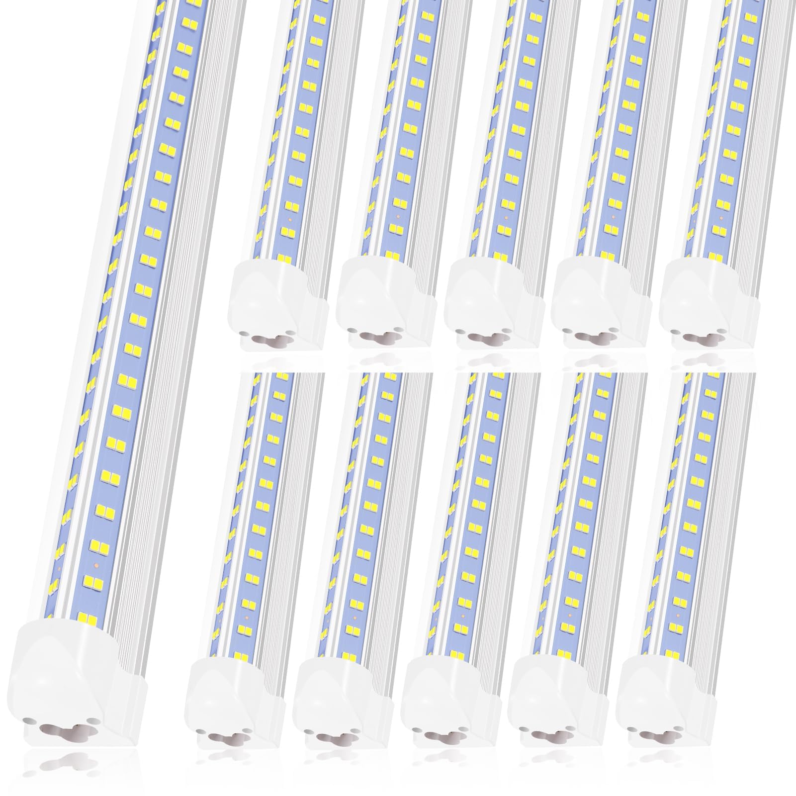 AQIQUUT LED shop light 4ft plug-and-play setup for easy installation and energy savings.