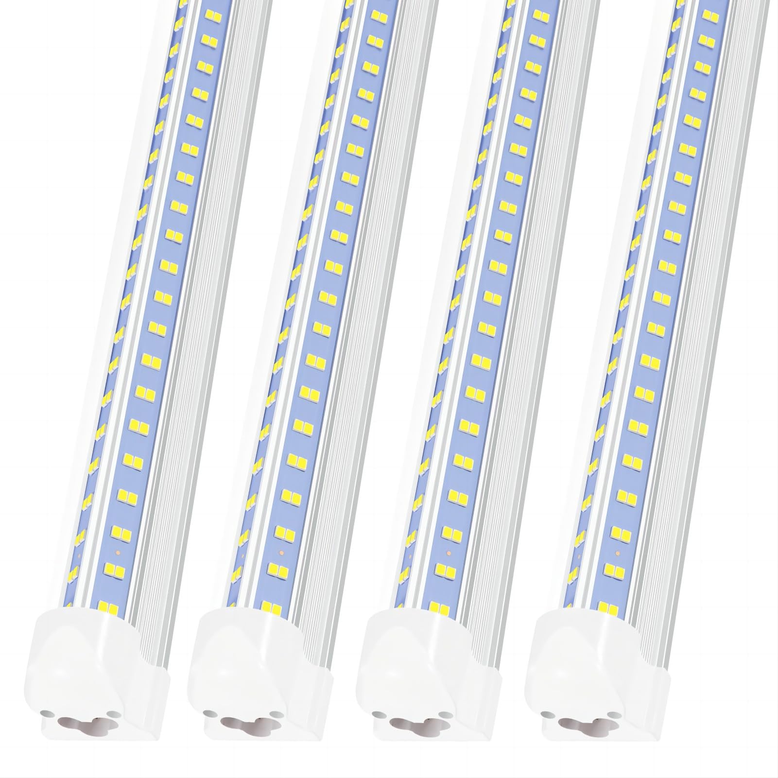 AQIQUUT LED shop lights 4ft assembly illuminate workspaces with easy plug-in installation.