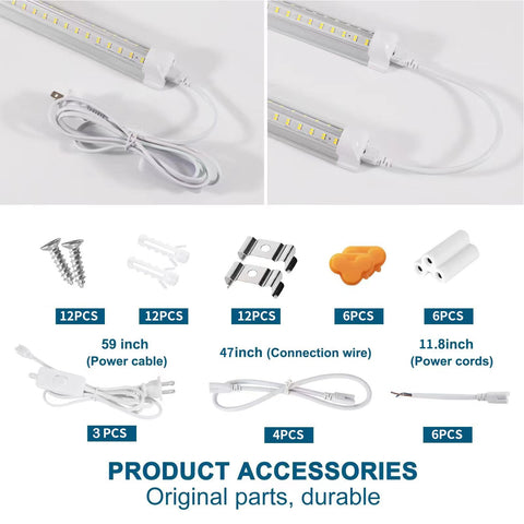 AQIQUUT 4ft lights are ideal for workshop benches and storage areas.