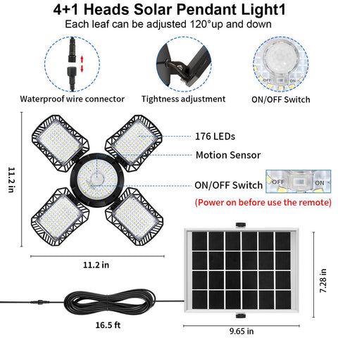 Aqonsie IP65 waterproof build withstands rain and weather.