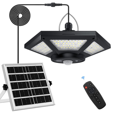Aqonsie solar shed light installed outdoors for reliable ambient illumination.