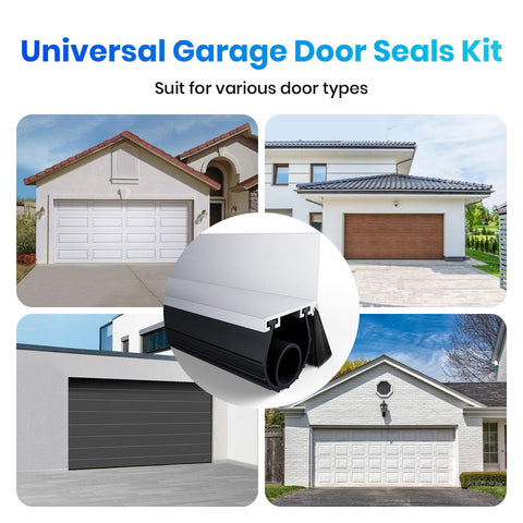 AQOVOR seal in action blocking dust and leaves at the door bottom.