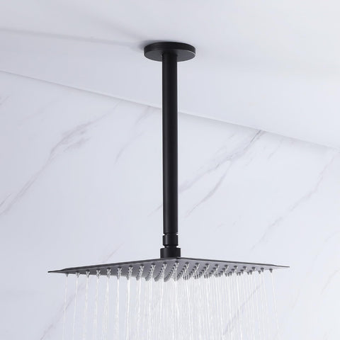 Aqua Access 304 stainless steel shower arm offers durable corrosion resistance.