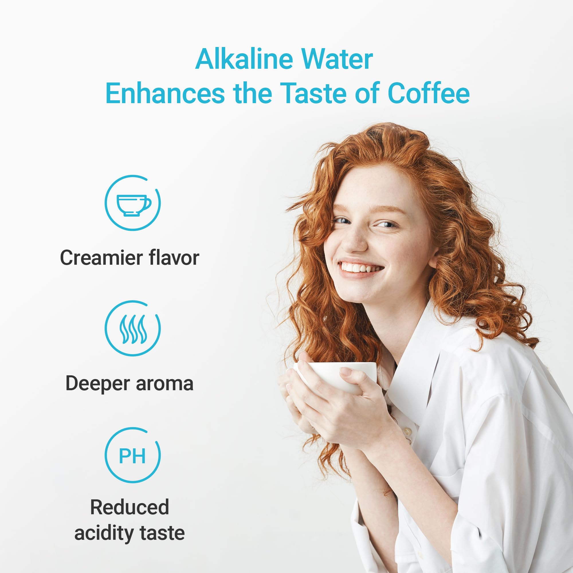Aqua Crest 6-stage filtration closeup showcases impurity reduction and mineral boost