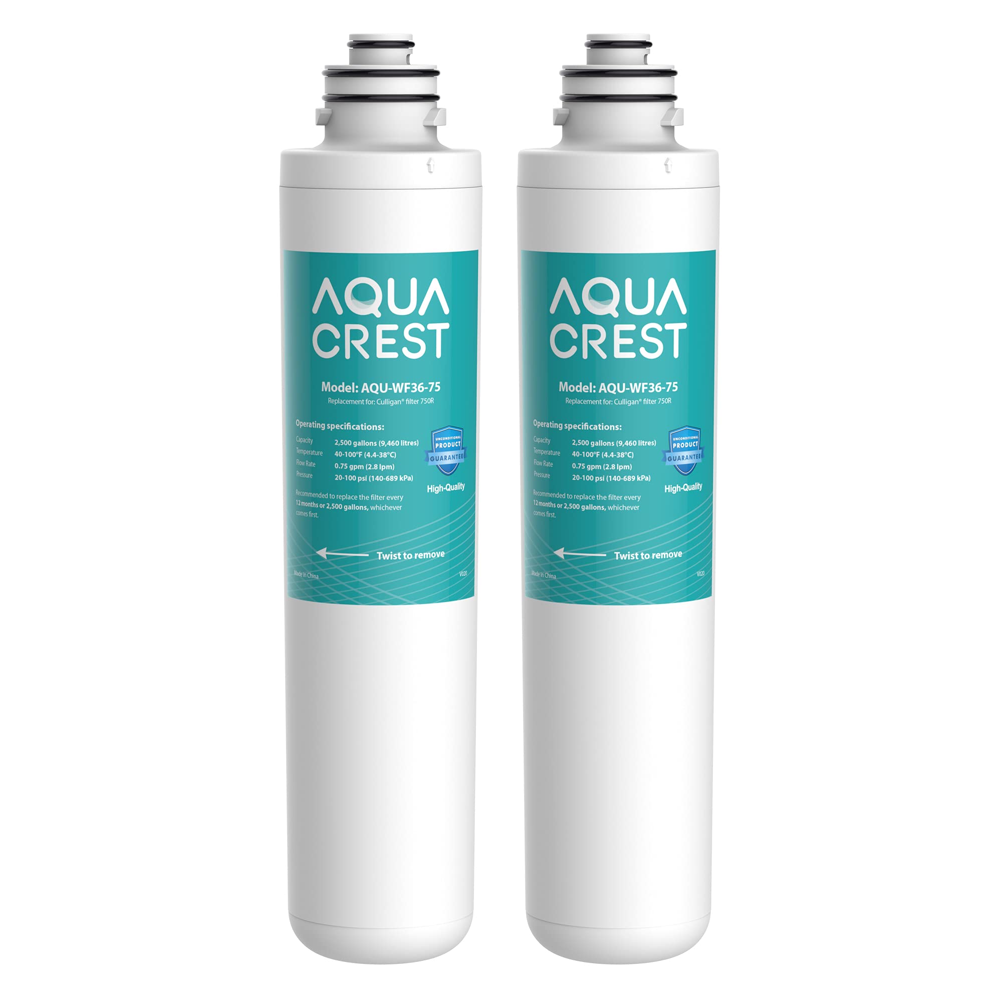 Aqua Crest 750R filter pack for quick installation with Culligan systems