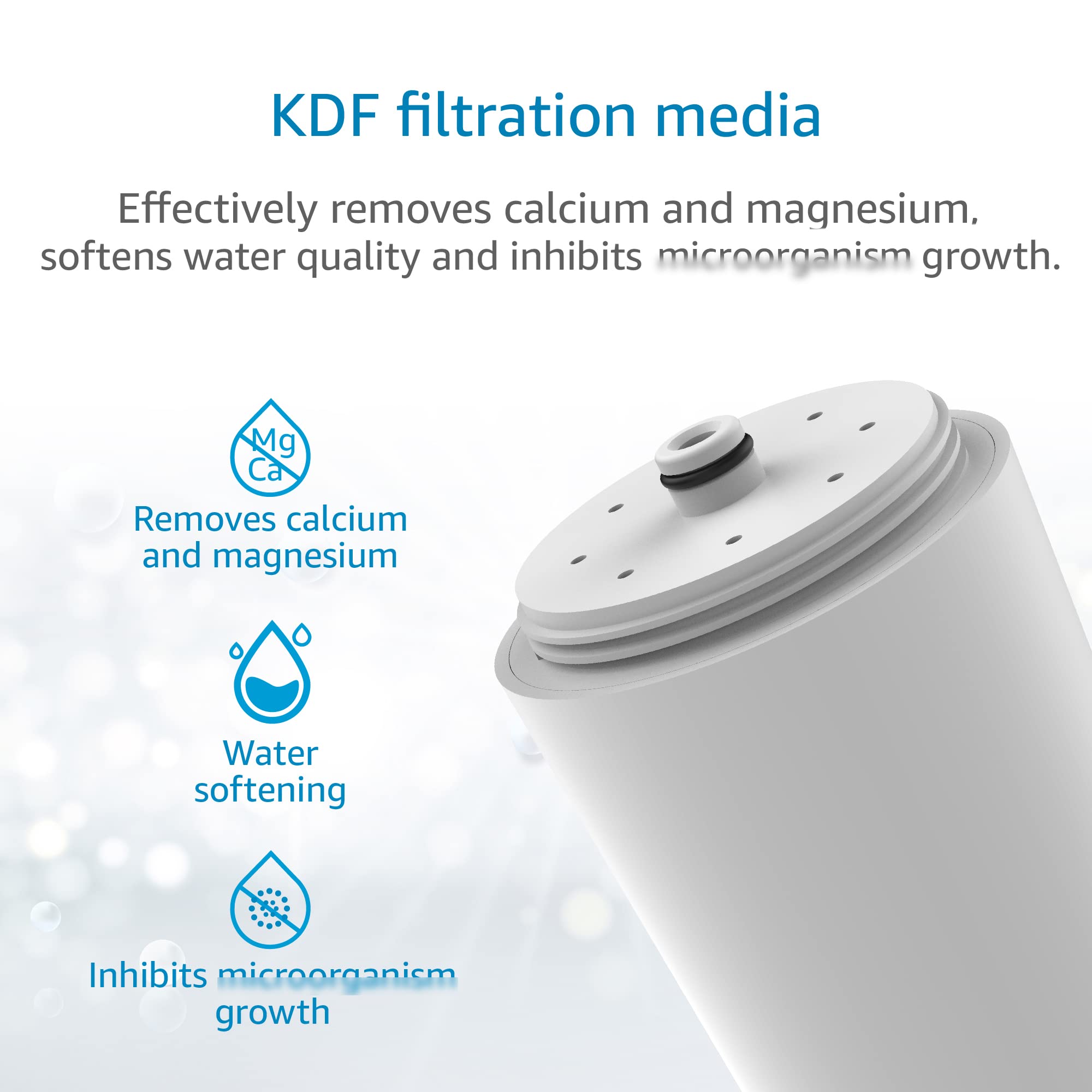 AQUACREST AQ-4125 GAC layer image highlights coconut-shell carbon for fresher water.