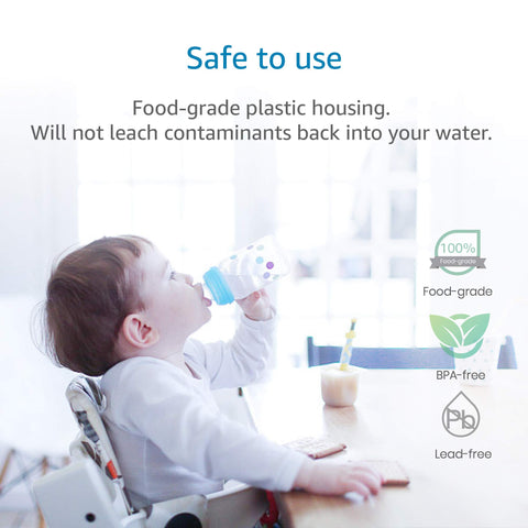 Aqua Crest AQU-WF55 packaging showcases a compact, house-ready filtration upgrade.