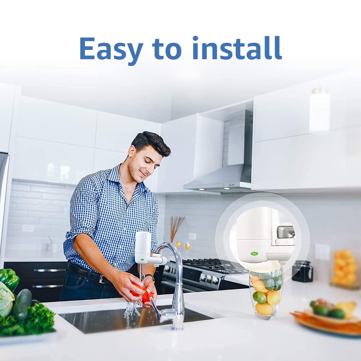 Aqua Crest compatible with Brita faucet systems for easy replacement.
