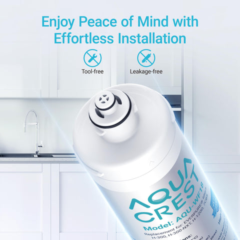 Cold-water valve connection keeps filtration at point-of-use.