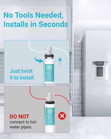AQUA CREST does not reduce TDS, preserving minerals in water.