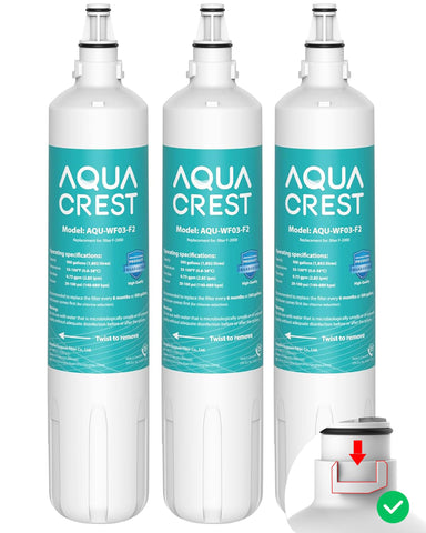 Aqua Crest F-2000 filter cartridge for chlorine reduction and clean water
