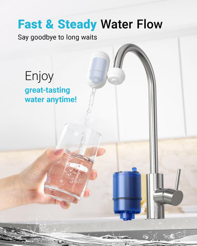 Flush and rinse the filter before first use for best results