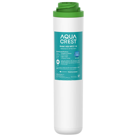 AQUA CREST FQK1K under-sink filter package ready for installation and taste improvement
