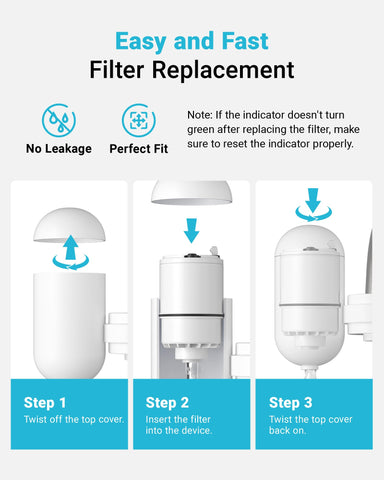AQUA CREST improved water taste and odor after filtration