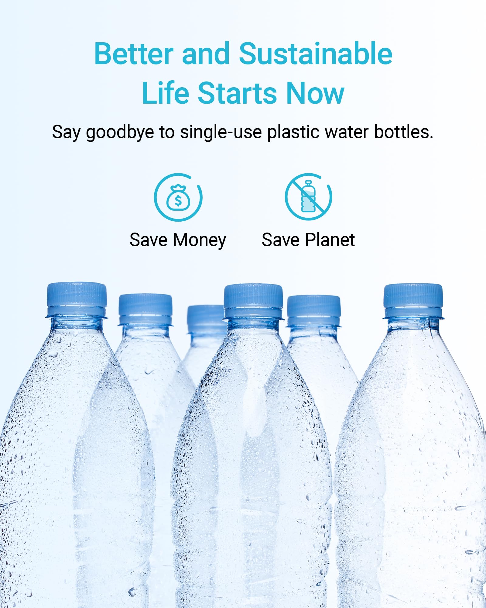 AQUA CREST water dispenses chilled through fridge system.