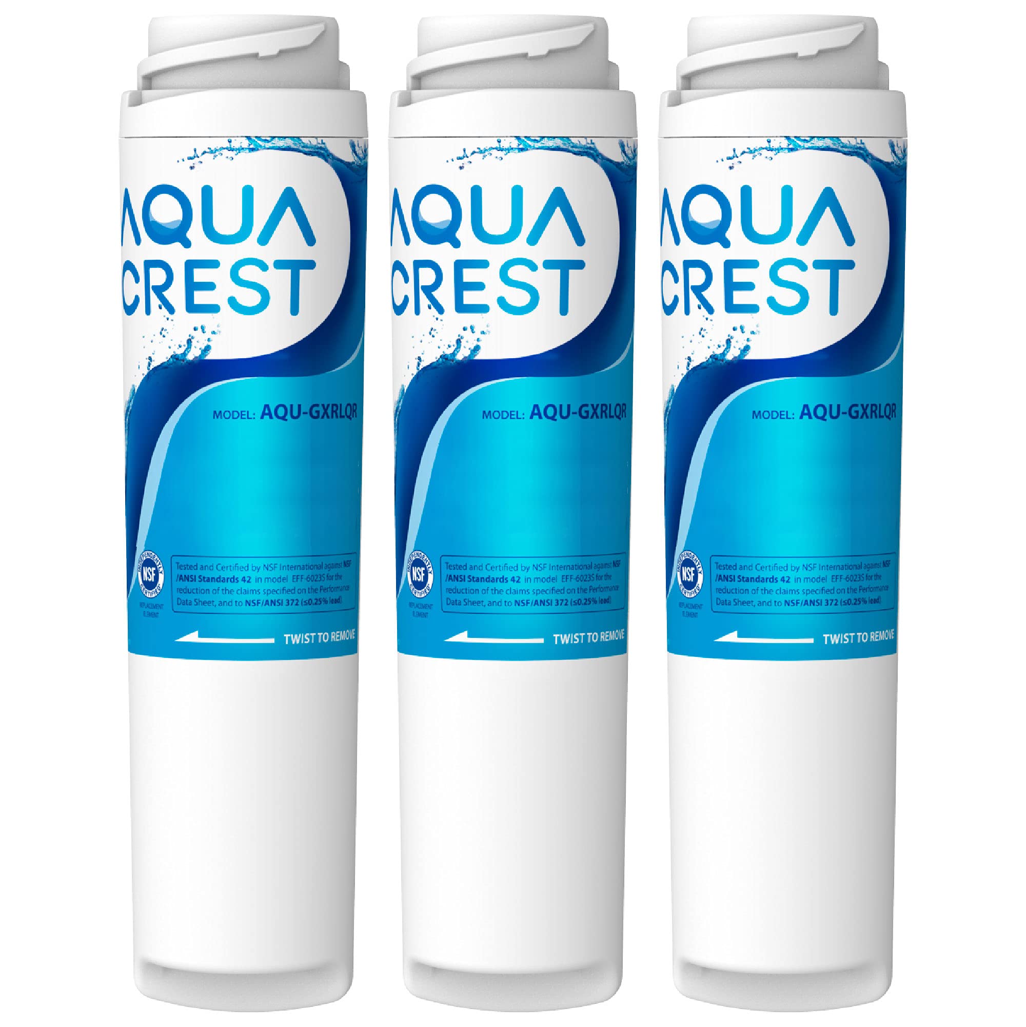 Aqua Crest GXRLQR undersink package improves water taste and clarity.