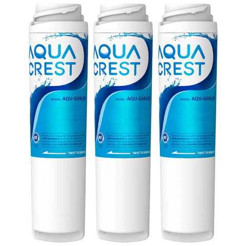 Aqua Crest GXRLQR undersink package improves water taste and clarity.
