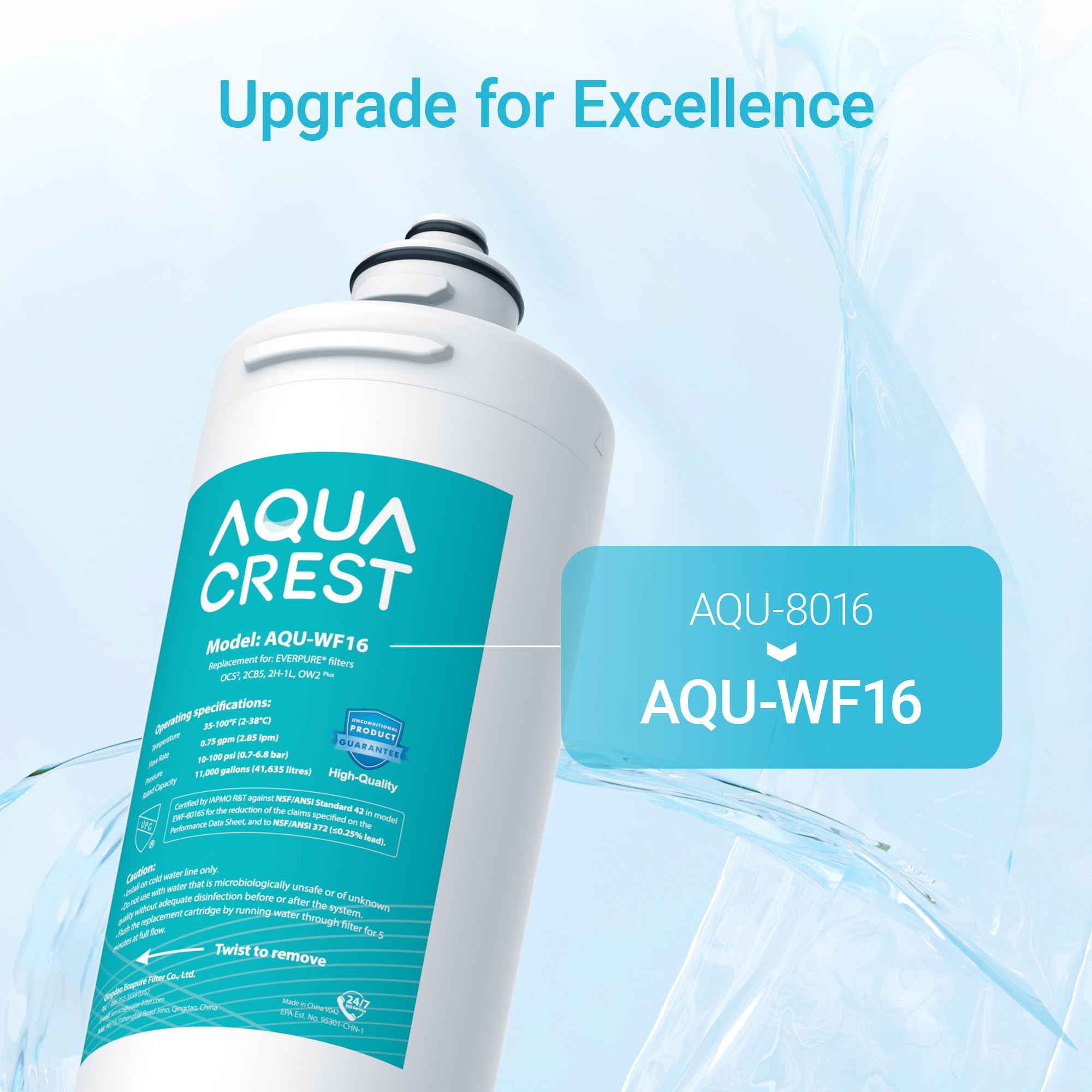 OCS2 replacement cartridge for easy DIY filter maintenance