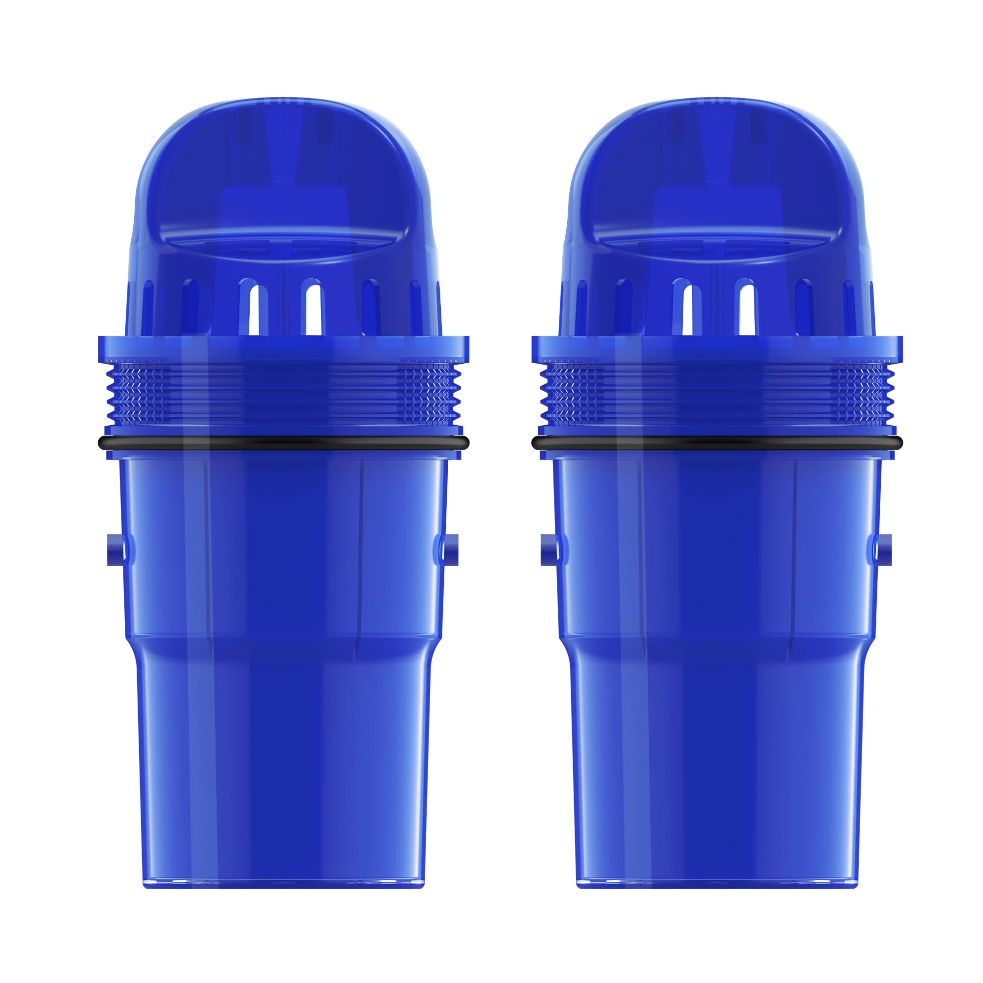 AQUA CREST PUR filter pack front view improves taste with filtered performance.