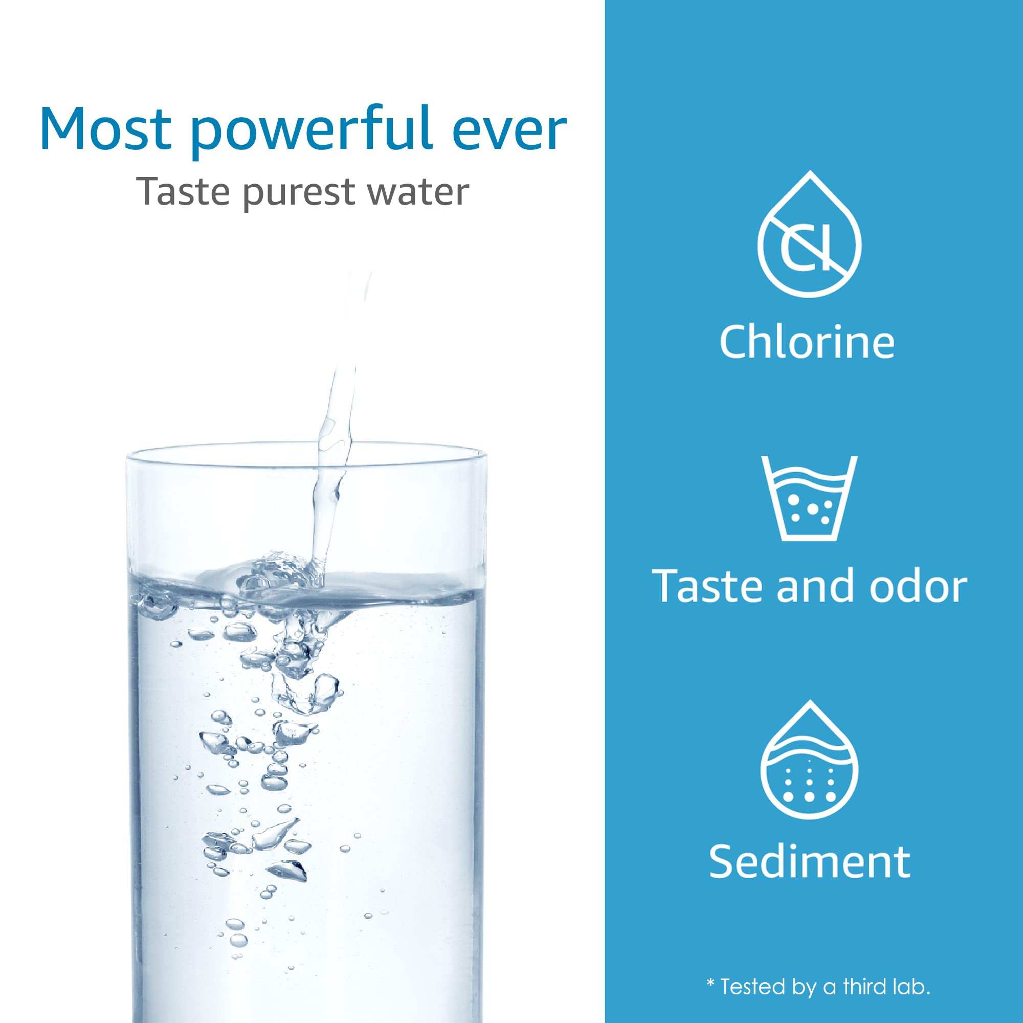 Aqua Crest RC-1 EZ-Change filter cartridge provides efficient chlorine and sediment reduction.