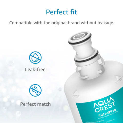 Aqua Crest replacement guidance every 6 months or 4400 gallons.