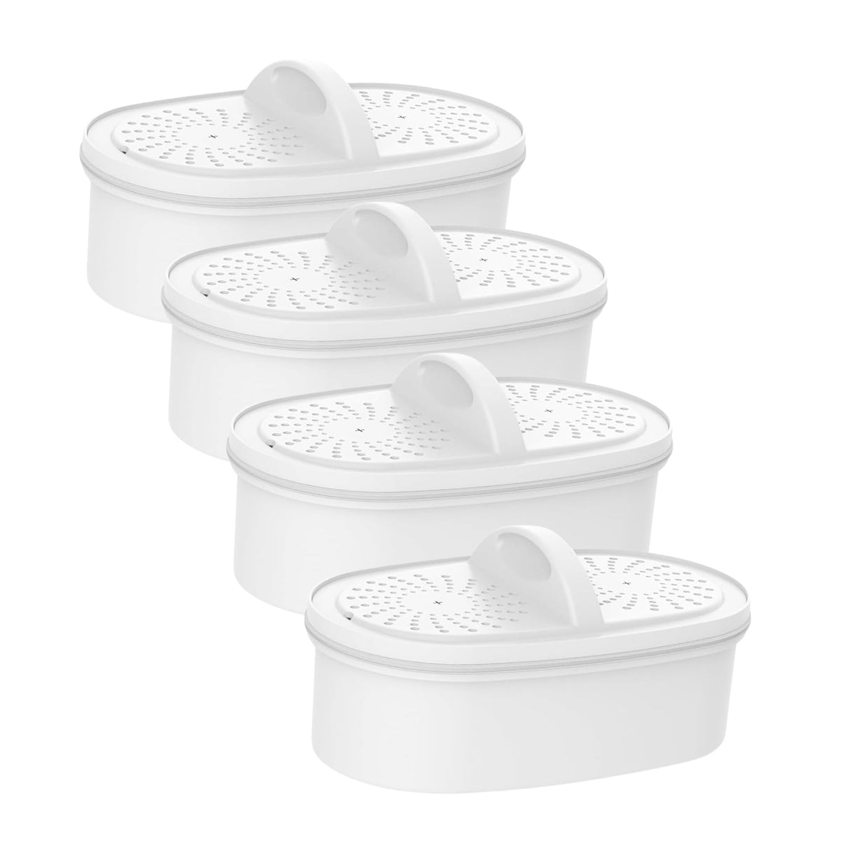 AQUA CREST replacement water filter pack for Waterdrop pitchers and dispensers improves water appearance and taste.