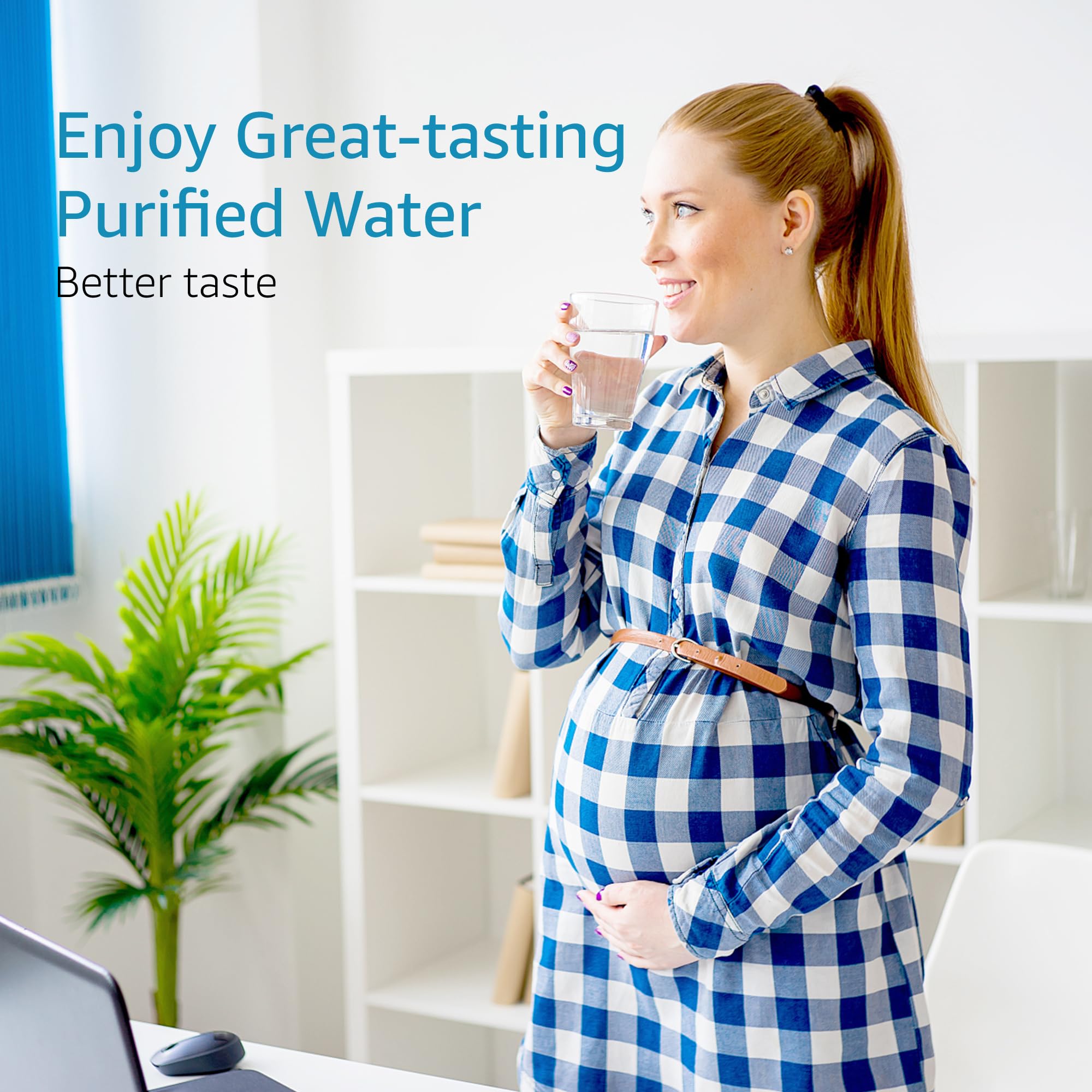 AQUA CREST taste and odor reduction enhances daily drinking water quality.