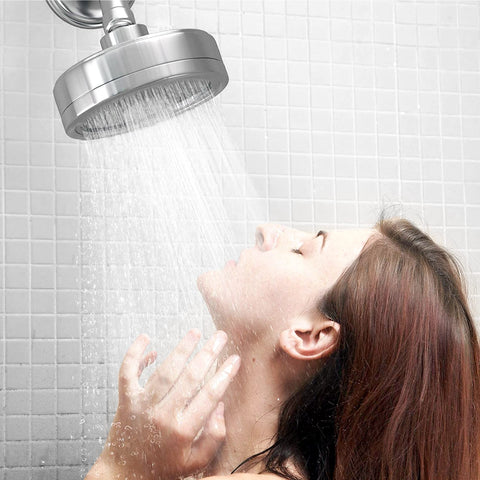 AquaHomeGroup in-use rain-like spray in a modern bathroom setting