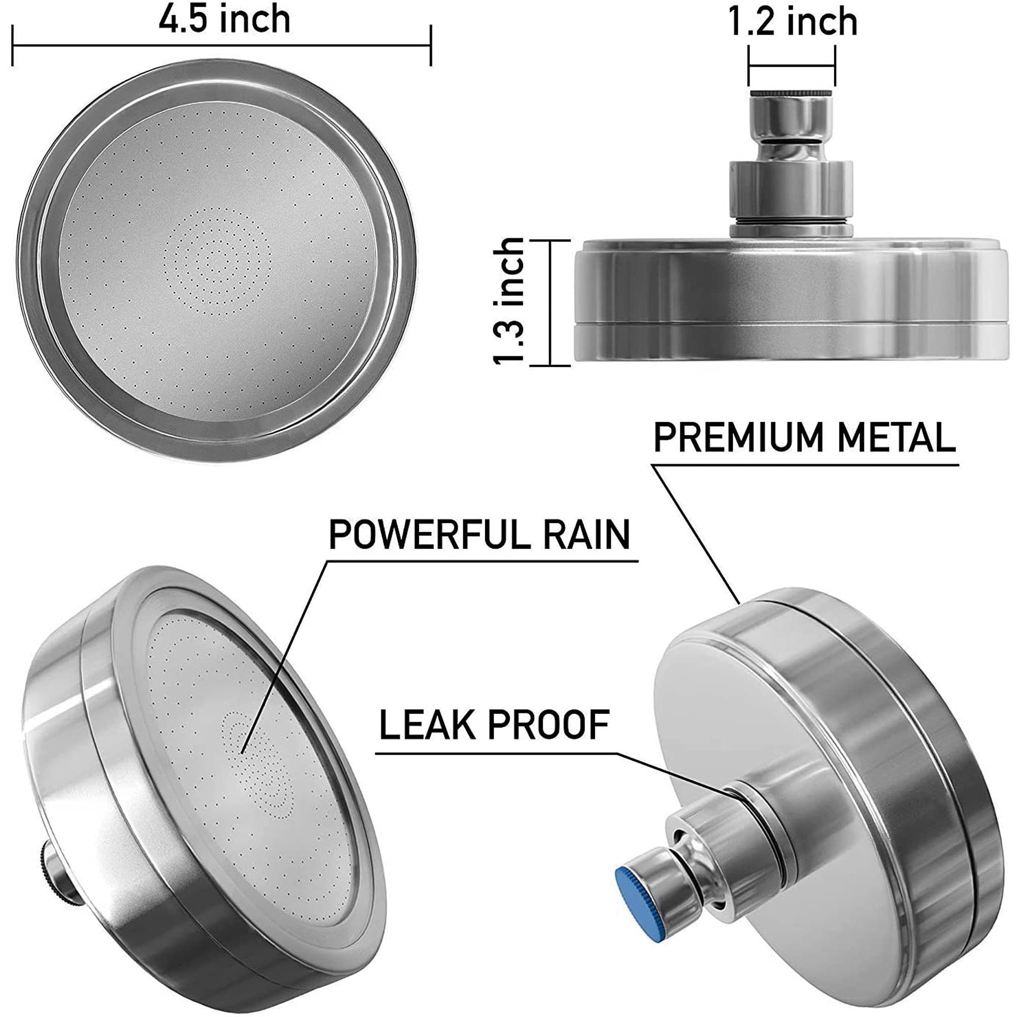 AquaHomeGroup package includes two vitamin cartridges and five caps for easy setup