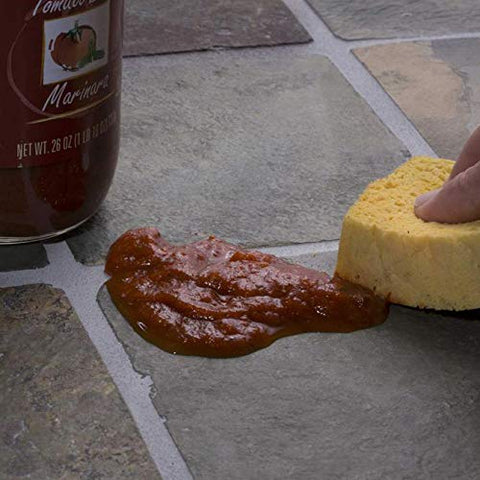 Porcelain and tile sealed with Aqua Mix Sealer's Choice Gold for stain resistance